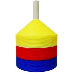 Маркер тренировочный SELECT Marker Set 48 pcs w/plastic holder (16 синих+16 желтых+16 красных)