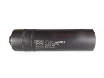 Глушитель ТИТАН 7.62 с фиксатором T2F.v2 FS-T2F.v2