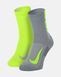 Шкарпетки Nike U NK MLTPLIER ANKLE 2PR сірий, зелений Уні 38-42 00000021254 фото 1