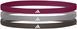 Повязки на голову Adidas Hairbands 3pk черный, серый, бордовый Уни One Size ADAC-16201-NL фото 1