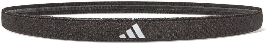 Повязки на голову Adidas Hairbands 3pk черный, серый, бордовый Уни One Size ADAC-16201-NL