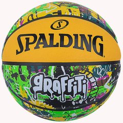 М'яч баскетбольний Spalding Graffitti жовтий, мультиколор Уні 7 00000021029