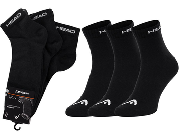 Шкарпетки Head QUARTER 3PPK UNISEX чорний Уні 35-38 761011001-200