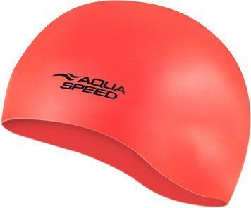 Шапка для плавання Aqua Speed MONO 6206 яскраво-червоний Уні OSFM 111-32