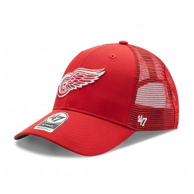 Кепка-тракер 47 Brand DETROIT RED WINGS RED BRANSON червоний, зелений Уні OSFA H-BRANS05CTP-RDD