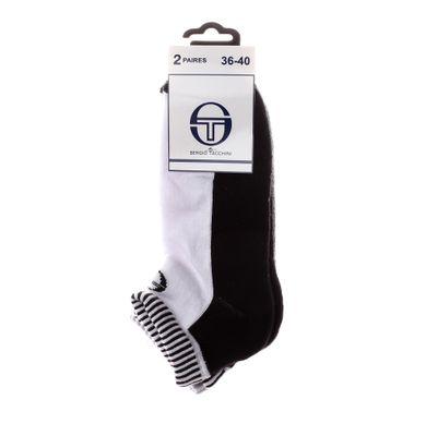Шкарпетки Sergio Tacchini 3-pack чорний, сірий Жін 36-40 00000008233