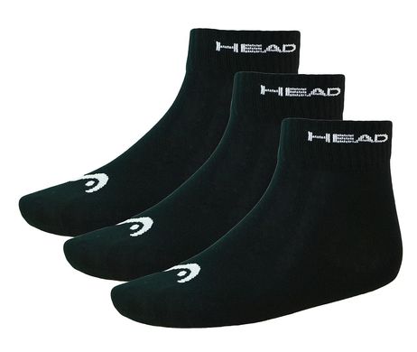 Шкарпетки Head QUARTER 3P UNISEX чорний Уні 35-38 00000007388
