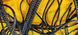 Сітка волейбольна Romi Sport "Тренувальна" (2.7мм.капрон) black/yellow Sia000026 фото 3
