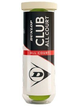 Мячи для тенниса Dunlop CLUB all court 3B пластик банка 601629