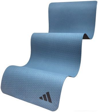 Коврик для йоги Adidas Yoga Mat синий Уни 173 х 61 х 0,4 см ADYG-10001PI