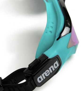 Очки для плавания Arena COBRA TRI SWIPE MR бирюзовый, черный OSFM 002508-110