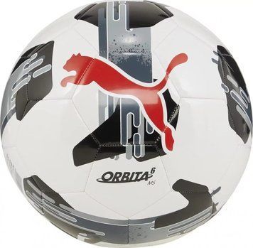 М'яч футбольний Puma Orbita 6 MS білий, чорний, червоний 5 (084335-02) 084335-02