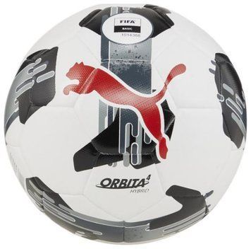 М'яч футбольний Puma Orbita 4 HYB (FIFA Basic) білий, чорний, червоний Уні 5 084326-02