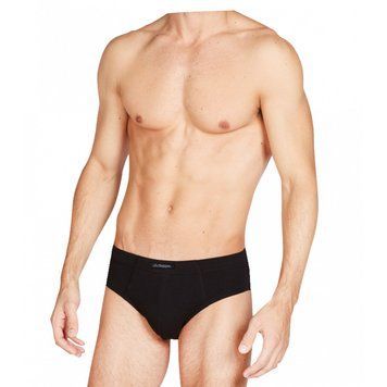 Труси-сліпи Kappa Slip Uomo Elastico Esterno logato чорний Чол M 00000013713