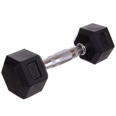 Гантель цельная шестигранная SP-Planeta SC-8013-3 1шт x 3кг SC-8013-3