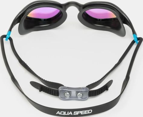 Окуляри для плавання Aqua Speed VORTEX MIRROR+CASE 8899 чорний One Size 230-07