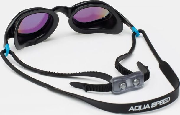 Окуляри для плавання Aqua Speed VORTEX MIRROR+CASE 8899 чорний One Size 230-07