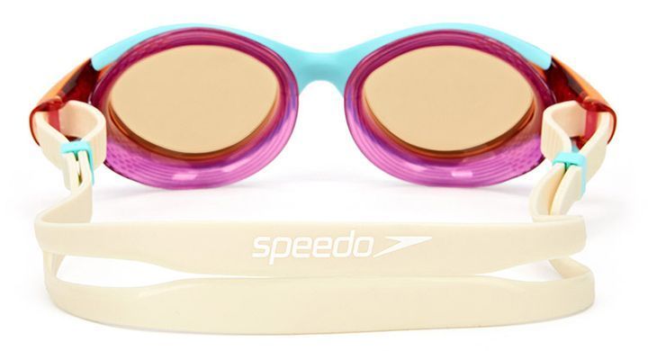 Очки для плавания Speedo BIOFUSE 2.0 GOG AF синий, оранжевый OSFM 8-00377616735