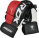 Тренировочные перчатки RDX GRAPPLING GLOVES REX T6 PLUS черный, красный, белый XL GGR-T6R фото 5