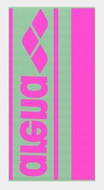 Рушник Arena LOGOTYPE JACQUARD TOWEL салатовий, рожевий Уні 140х50см 009181-690