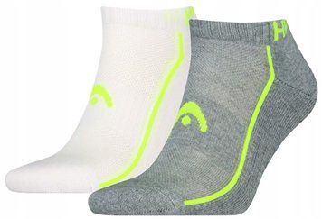 Шкарпетки Head ALL SPORTS PERFORMANCE SNEAKER 2P сірий, білий Чол  701229023-004