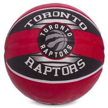 Мяч баскетбольный резиновый SPALDING 83511Z NBA TEAM-TORONTO RAPTORS №7 83511Z