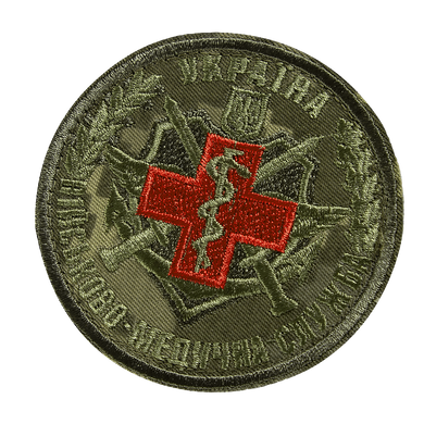 Шеврон/липучка Червоний Хрест Олива (7500) 7500