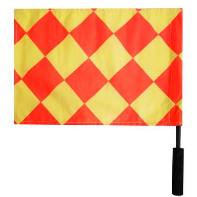 Прапорець лайнсмена Аматорський SWIFT Referee Flag, 2 прапора, жовтий / черв 7600044050