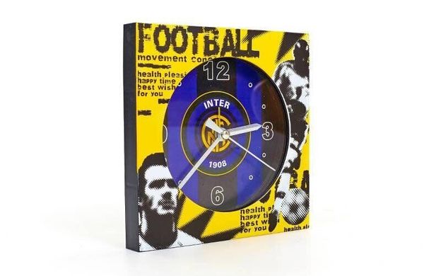 Годинники настільні футбольні з будильником "INTER" FB-1963-INT FB-1963-INT