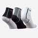 Шкарпетки Nike W NK EVERYDAY PLUS LTWT ANKLE чорний, білий, сірий Жін 34-38 00000019419 фото 2