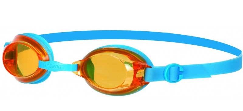 Окуляри для плавання Speedo JET V2 GOG JU блакитний, помаранчовий Діт OSFM 00000022564
