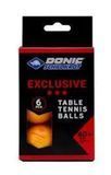 М'ячі Donic EXCLUSIVE (Advantgarde) 3* 40+ 6шт orange 658038
