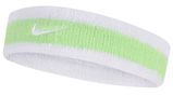 Пов'язка на голову Nike SWOOSH HEADBAND білий, салатовий Уні OSFM N.000.1544.117.OS