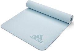 Килимок для йоги Adidas Premium Yoga Mat світло-блакитний Уні 176 х 61 х 0,5 см 00000026183