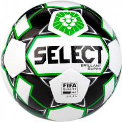 М'яч футбольний Select BRILLANT SUPER PFL білий, сірий Уні 5 00000023739