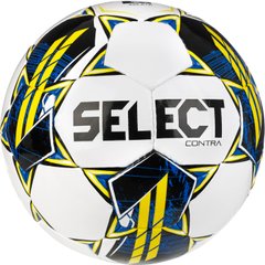 М'яч футбольний Select CONTRA v23 білий, жовтий Уні 5 00000024171