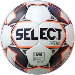 Мяч для футзала Select Futsal Master 2019\2020 IMS (бел/оранж/черн)
