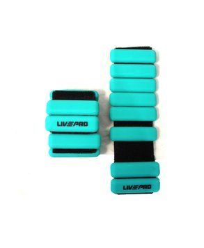 Утяжелитель для рук WEIGHTED WRIST BAND зеленый, черный 2х0.5кг LP8287