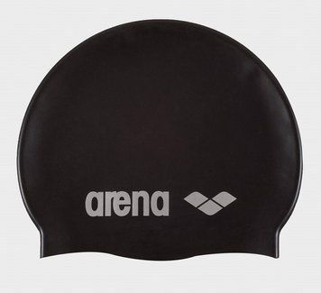 Шапка для плавання Arena CLASSIC SILICONE чорний Уні OSFM 91662-055