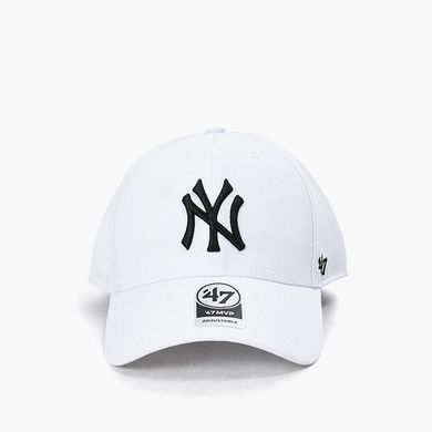 Кепка 47 Brand DP NEW YORK YANKEES білий, сірий Уні OSFA B-CLZOE17WBP-WHB