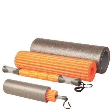 Масажний ролик 3в1 LiveUp YOGA ROLLER SET LS3765