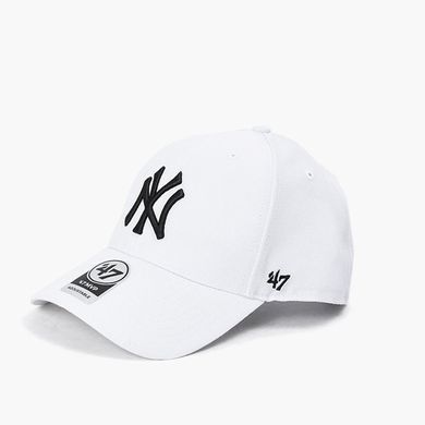 Кепка 47 Brand DP NEW YORK YANKEES білий, сірий Уні OSFA B-CLZOE17WBP-WHB