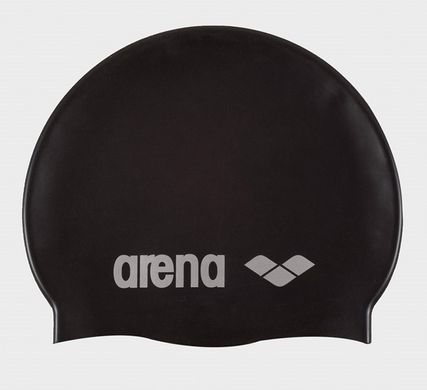 Шапка для плавання Arena CLASSIC SILICONE чорний Уні OSFM 00000018046