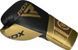 Боксерські рукавиці RDX BOXING GLOVES MARK PRO FIGHT TRI KORTA 1 чорний, золотий 8 унцій BGM-PFTK1G фото 2