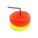 Набор плоских разметочных фишек Meta Floor Marker Set of 24 оранжевый, желтый Уни 15 см 1800002460 фото 1