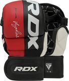 Тренировочные перчатки RDX GRAPPLING GLOVES REX T6 PLUS черный, красный, белый L (GGR-T6R) GGR-T6R
