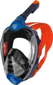 Повнолицьова маска Aqua Speed VEIFA ZX 9856 синій, червоний S/M (554-10) 554-10