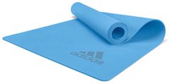 Килимок для йоги Adidas Premium Yoga Mat блакитний Уні 176 х 61 х 0,5 см 00000026184