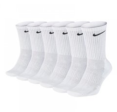 Шкарпетки Nike U NK EVERYDAY CUSH CREW 6PR-BD білий Уні 42-46 00000013892