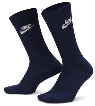 Шкарпетки Nike U NK NSW EVERYDAY ESSENTIAL CR синій, білий, сірий Уні 38-42 DX5025-903